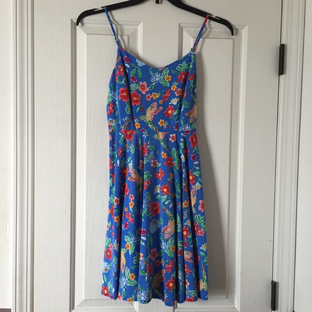 Tropical Summer Swing Dress